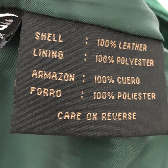 SIENNA Leather Suede Jacket Blazer Green NWOT 14 - Picture 11 of 13